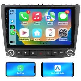 Vratzn Android 13 Car Radio Stereo for Lexus IS250 IS300 IS200 IS220 IS350 2005-2012 Wireless CarPlay Android Auto GPS Navigation 10 inch Touch Screen Bluetooth WiFi Unit Back Camera