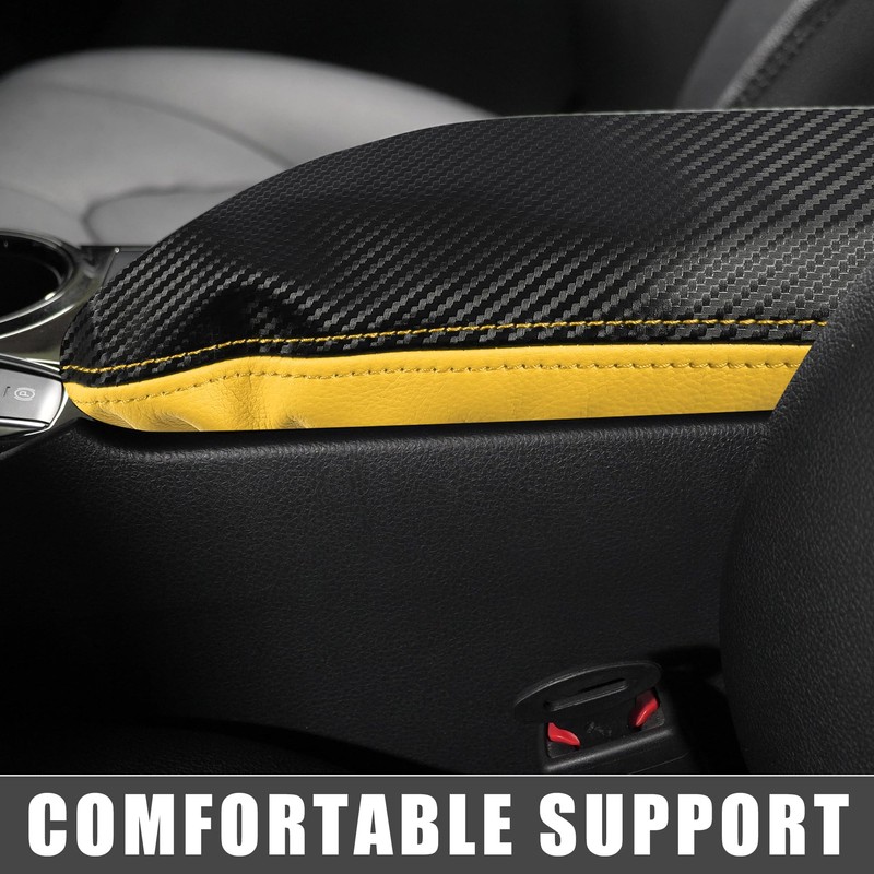 A ABSOPRO Center Console Cover Pad Waterproof Armrest Cover Protector