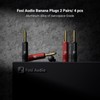 Fosi Audio Banana Plugs for Speaker Wire, 2 Pairs/4 PCS