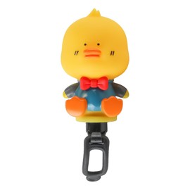 Nicear Bicycle Bell and Horn Duck Shaped Cute Cartoon Bike Accessories with Squeeze Sound Rubber Handlebar Bell for Bicycle/Scooter, 2.2cm Diameter (Yellow)