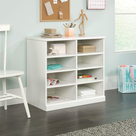 Sauder Craft Pro Series Open Storage Cabinet, White finish