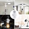 2 Outlet Light Socket Adapter, E26 Bulb Socket to Outlet