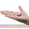 IFAMIO 30 Pack Kitchen Cabinet Knobs Round Cupboard Handles Stainless