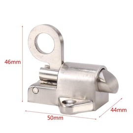 KSTE Window Gate Security Pull Ring Spring Bounce Door Bolt Aluminum Latch Lock