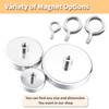 DTLHCNCT 300 lbs(136 KG) Pulling Strong Neodymium N52 Fishing Magnets,Rare