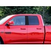 Rvinyl Pillar Post Window Trim Compatible with Dodge Ram 2009-2018