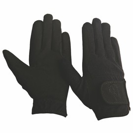 TuffRider Children's Performance Gloves (Black, M)