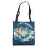 Cosmic Starlight Celestial Art Tote Bag