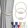 Pretty Jolly 2 Pack Strong Magnetic Curtain Tiebacks Handmade Weave