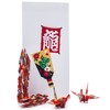 Japanese Origami Cranes - Pre-folded Pack of 10 in Red
