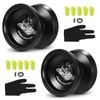 2 Pack Aluminum Yoyo Balls Competitive Yo Yo Gift with