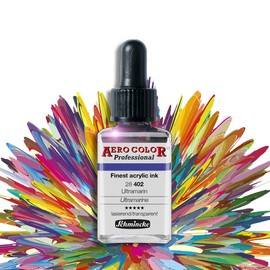 Airbrush Paint Set for Airbrush Compressor, Airbrush Gun, Aero Colour Professional – Ideal for Nail Art – Also Suitable for Model Building etc. (Ultramarine – 28 402)