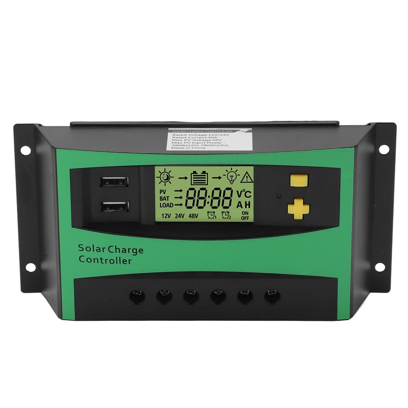 Solar Charge Controller PWM Panel Regulator 12V 24V 30A with