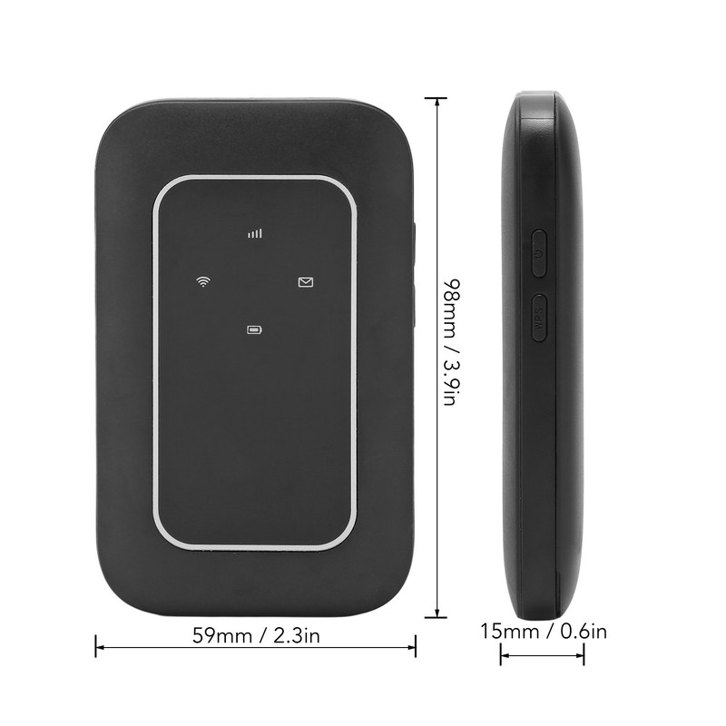 Mobile WiFi Hotspot with SIM Card Slot 4G LTE 150Mbps