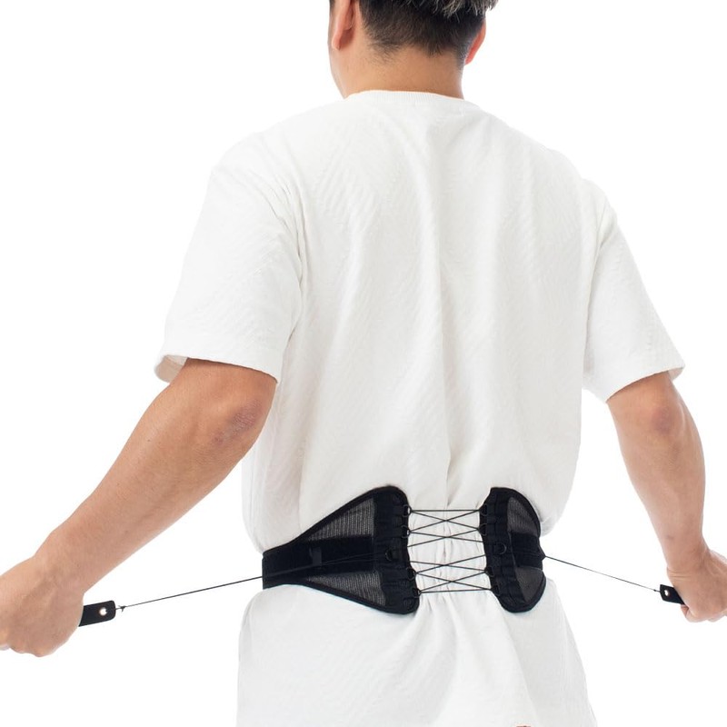 Dr. PRO 96692 Waist Belt, Black, M, Slimming, Slimming, Posture,