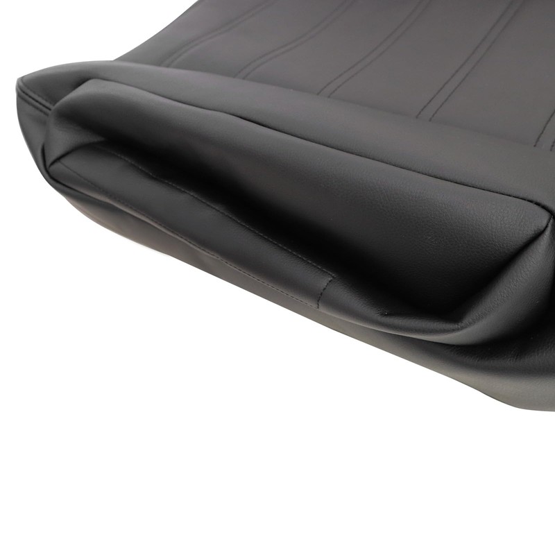 SecosAutoparts Driver Side Bottom & Top Lean Back Synthetic Leather