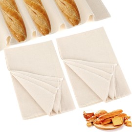 LIKENNY Bread Mat, Bread Knead, Baking Mat, Cooking Mat, Set of 2, 18.9 x 14.2 inches (48 x 36 cm), Fermentation Cloth, Canvas, Baker Mat, Bread Making Tools, Baking Tools, Kitchen Supplies