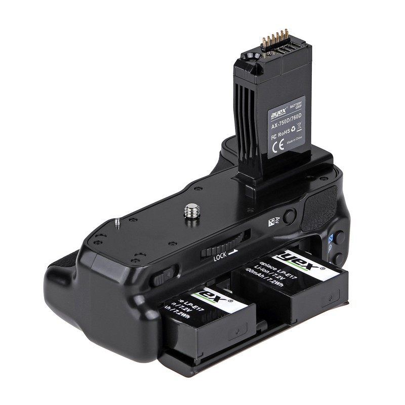 ayex Batteriegriff Passend für Canon EOS 760D 750D IX8 T6S