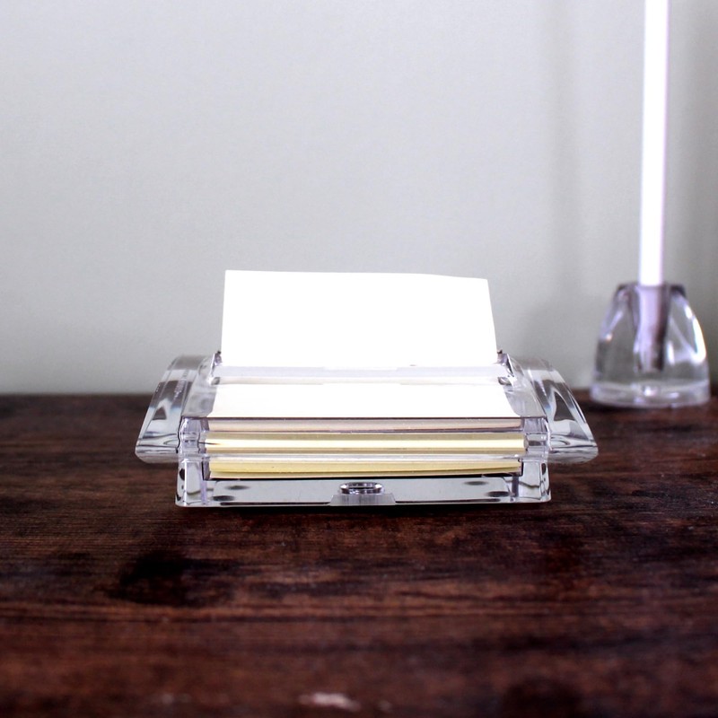 GemRich Pop Up Sticky Note Holder, Sticky Note Case, Post-it