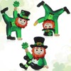 DoubleFill 3 PcsTable Decorations Wooden Figurine Small Sign for Home