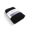 herzbach home Deep Black Collection Sauna Towel Extra Long 80