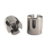 6pcs Stainless Steel 2mm Cross Cable Clamps Wire Rope Cross