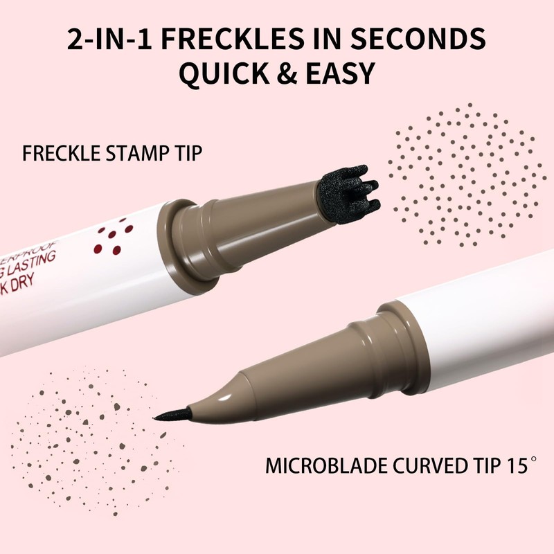 UCANBE 2PCS Dual-Ended Freckle Pen & Freckle Stamp - Precise