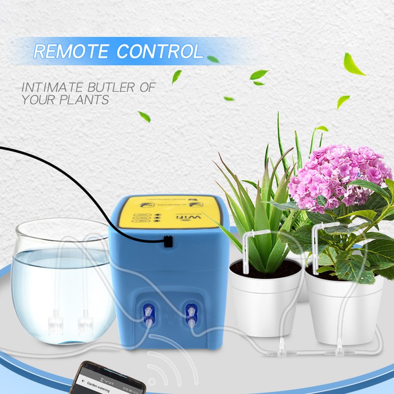 WIFI Intelligent Watering Device Double Pump Timed Automatic Drip Irrigation