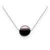 Black Onyx Necklace, Sterling Silver Black Onyx Necklace, Layering Necklace,