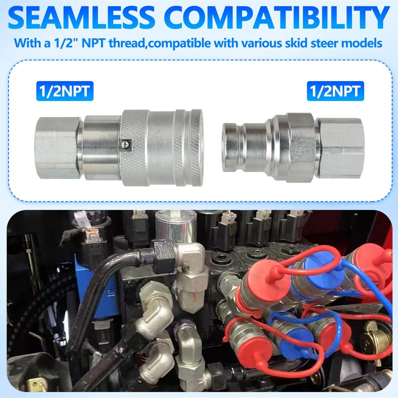 Cplbrb 1/2’’ NPT Flat Face Hydraulic Quick Connect Couplers/Couplings with
