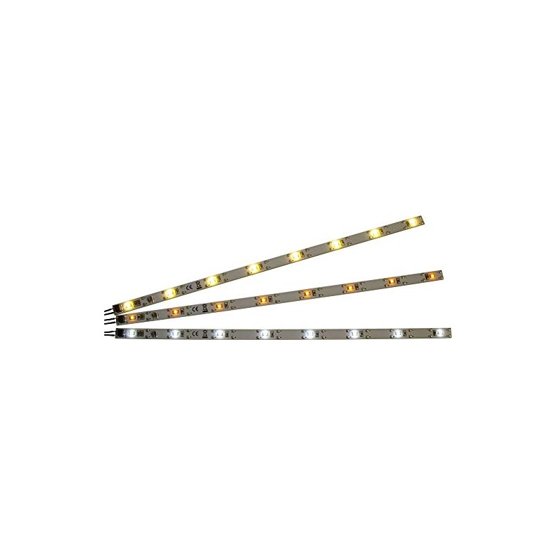 modellbahn-exklusiv LED Economy Set 15x Car Lighting Warm White Track