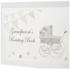 White Cotton Cards Grandparent's Boasting Book Tiny Album (Blue Pram
