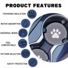 Piburth 4 Pack Car Cup Holder Coasters, Dog Paw Insert