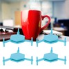 4Pcs Hexagonal Coaster Stylish Adjustable Multipurpose Hexagonal Coasters for Drinks