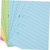 jojofuny 2 Sets Loose Leaf Paper Planner Refills with Grid