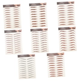 minkissy Long Lasting Beauty 8 Pack Waterproof Eyebrow Stickers No Fading Suitable for Everyday Look