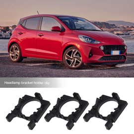 eMagTech Set of 4 H7 LED Headlight Bulb Holder Adapter Bracket Front Headlight Bulb Replacement Parts Compatible with Ford Focus