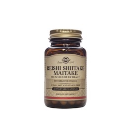 Solgar Reishi Shiitake Maitake Mushroom Extract 50 Vegetable Capsules