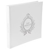 Santex Gästebuch/Fotoalbum in Weiss mit silbernem Aufdruck Just Married zur
