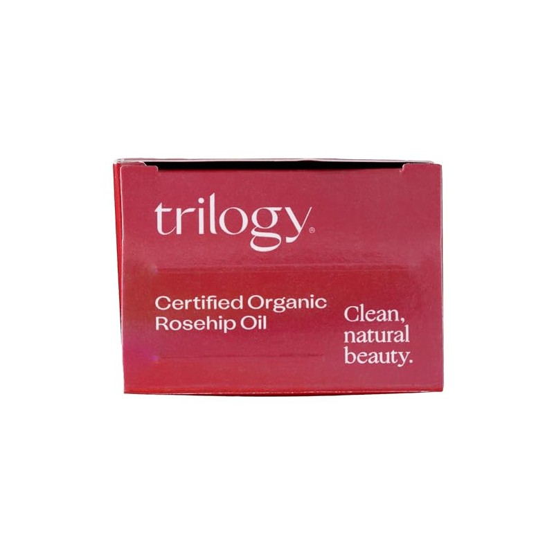 Trilogy Certified Organic Rosehip Oil for Unisex, 0.67 Ounce