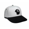 ATEBALL “D8MINO” A-Frame SnapBack Hat (White/Black)