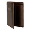 Pepe Jeans Checkbox Vertical Wallet with Wallet, Brown, 8.5 x