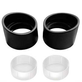 A Pair of Binoculars Rubber Eye Cups Eye Guards Caps ID 34MM/1.33" Suit for 32mm/1.25" - 35mm/1.37" Microscope Eyepiece Telescopes Eyecups with Free 2pcs 1.25" Eyepiece Dust Cover