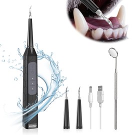 Bubbacare Dog Dental Cleaner, Pet Dental Cleaning Kit, Dental Cleaning Tool with LED Lights, 3 Working Modes, USB Rechargeable, Tooth Cleaner for Dog, Suitable for Large and Small Dogs