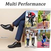 Yousu Mens Dress Socks Business Casual Solid Pattern Cotton Crew