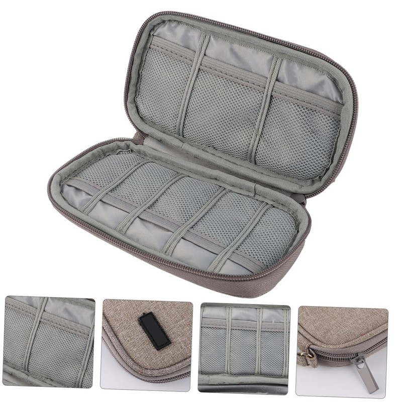 Operitacx Portable USB Flash Drive Organizer Bag Shockproof Storage Case