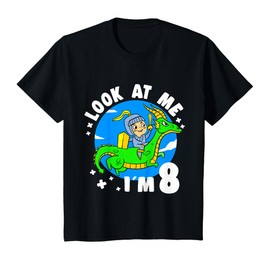 Kids 8th B-Day Party Look I´m 8 Years Old Birthday Boy Knight T-Shirt