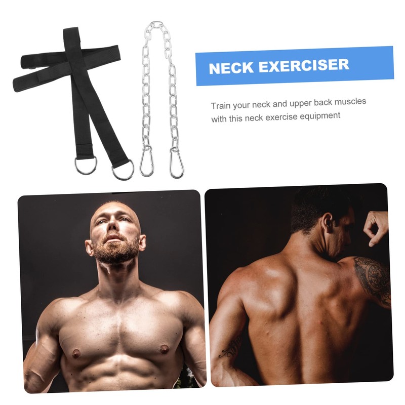 WHAMVOX 1Set Neck Training Exerciser Neck Harness for Fitness Sports