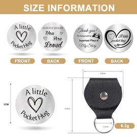 XFSRG Pack of 2 Key Chains, Personal Key Chain, Love Keyring, Anniversary Gifts for Women, Men, Partner, silver