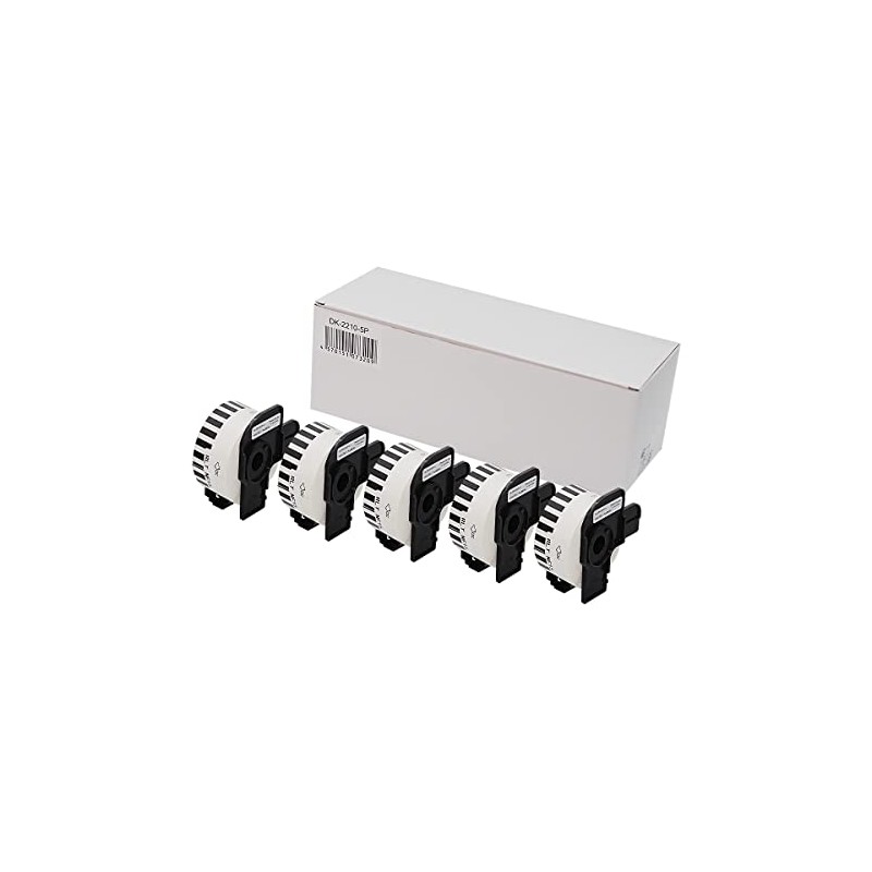 Brother DK-2210 Compatible DK2210 x 5 Piece Set (5 Holders